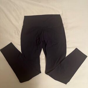 Navy Blue High-Waisted Leggings